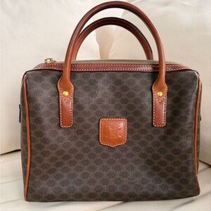 Vintage Celine Brown Macadam Boston